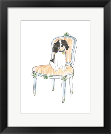 Framed Petite Chien I Print