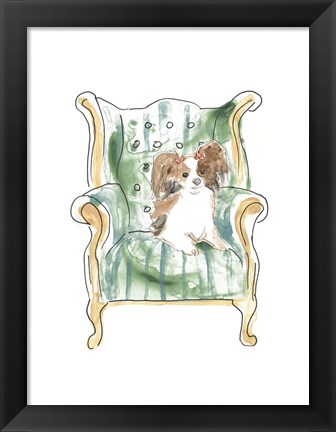 Framed Petite Chien III Print