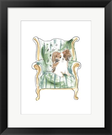 Framed Petite Chien III Print