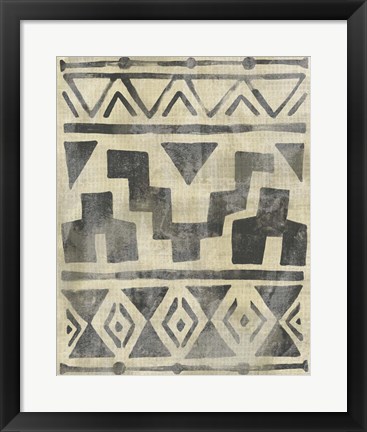 Framed Bazaar Motif II Print