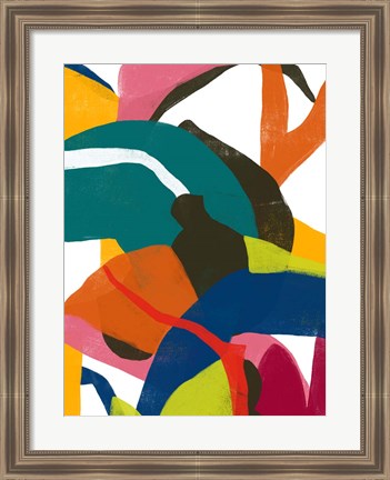 Framed Jungle Overdrive I Print