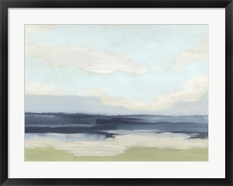 Framed Verdant Coast II Print