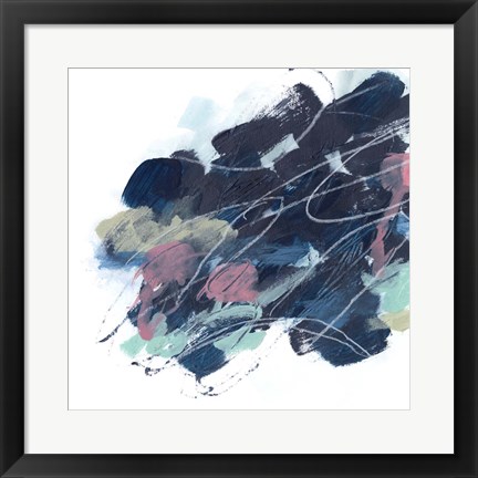 Framed Abstract Lily Pond II Print