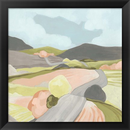 Framed Winding Road II Print