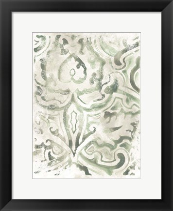 Framed Ancient Tile III Print