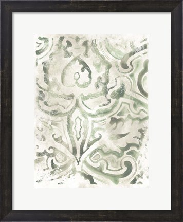 Framed Ancient Tile III Print