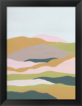 Framed Cloud Layers II Print