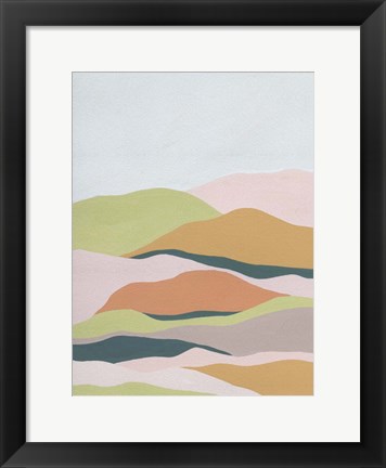 Framed Cloud Layers III Print