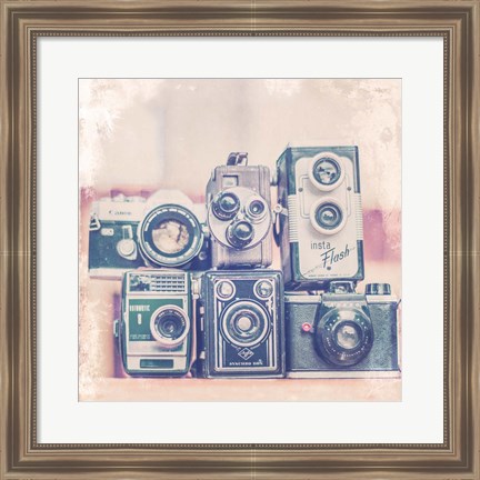 Framed Vintage Camera II Print