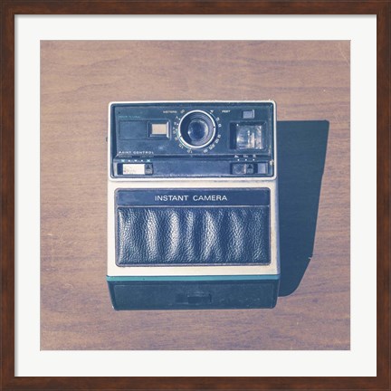 Framed Vintage Camera III Print