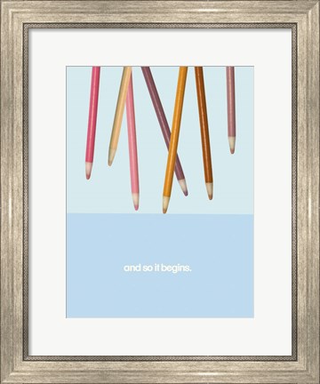 Framed School Study II Print