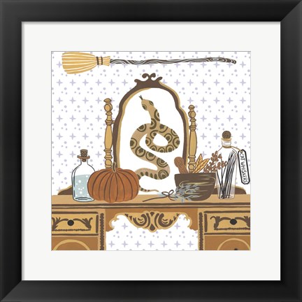 Framed Halloween Prep II Print