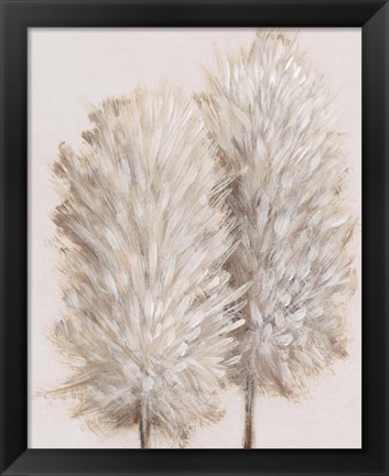 Framed Pampas Grass III Print