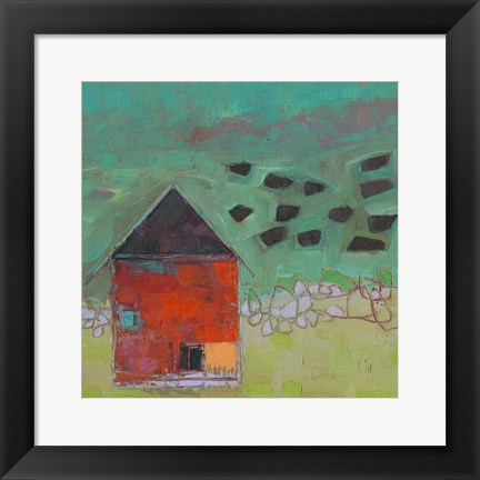 Framed Pecatonica Barn Print