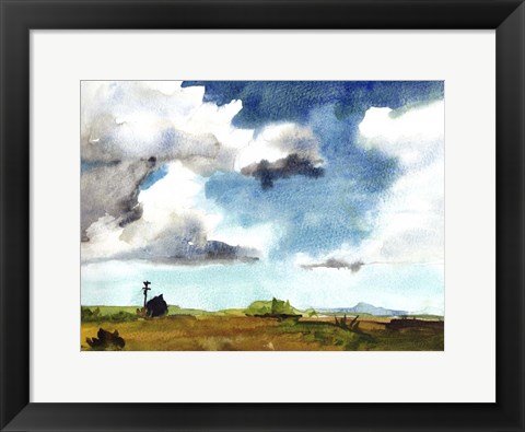 Framed Country Life II Print