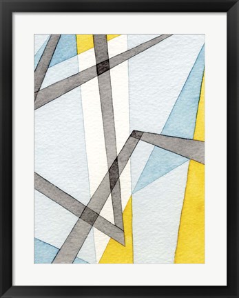 Framed Converging Angles II Print