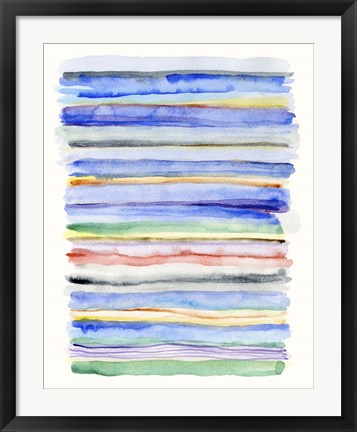 Framed Watercolor Gradation Print