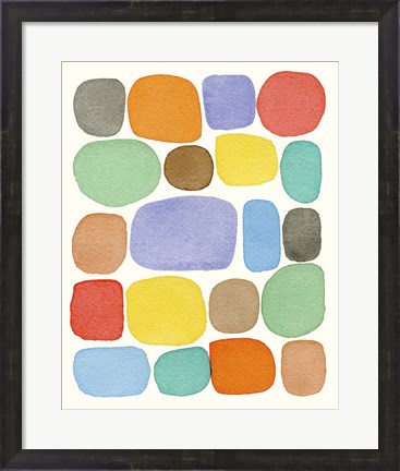 Framed Swatches II Print