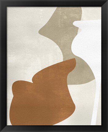 Framed Beige Stucture III Print