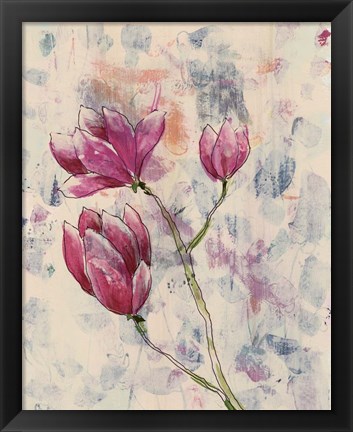 Framed Rosa Blume II Print