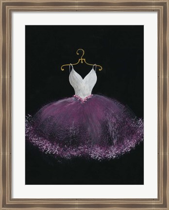 Framed Pastel Tutu III Print