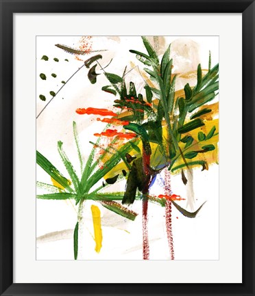 Framed Jungle in My Heart I Print