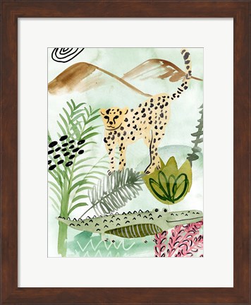 Framed Jungle of Life I Print