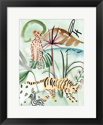 Framed Jungle of Life II Print