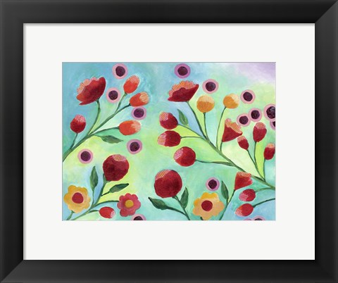 Framed Jambalaya Floral III Print