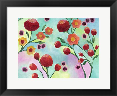 Framed Jambalaya Floral IV Print