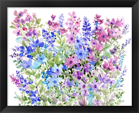 Framed Floral Fragrance II Print