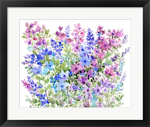 Framed Floral Fragrance II Print