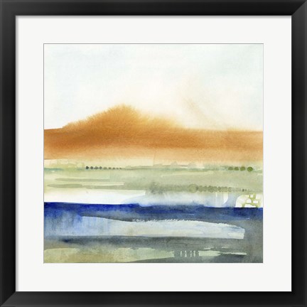 Framed Sunwashed Strata II Print