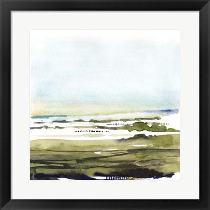 Framed Watercolor Everglade I Print