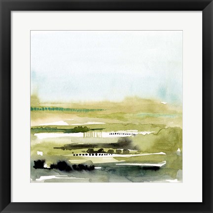 Framed Watercolor Everglade II Print