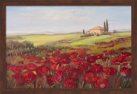 Framed Tuscan Memories II Print