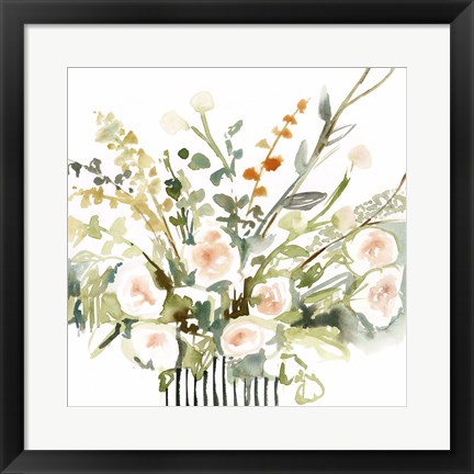 Framed Foraged Flowers I Print