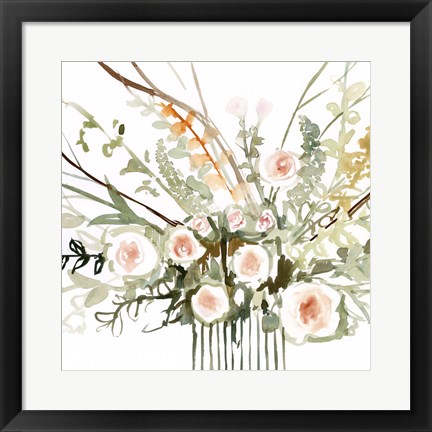 Framed Foraged Flowers II Print