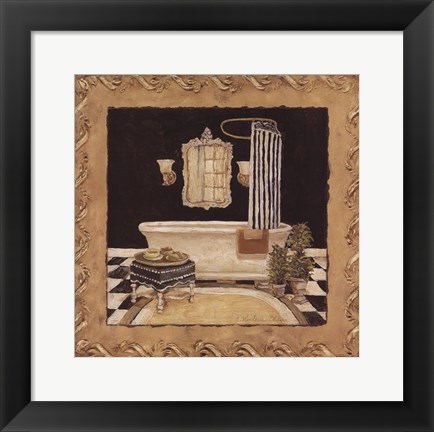 Framed Maison Bath II Print