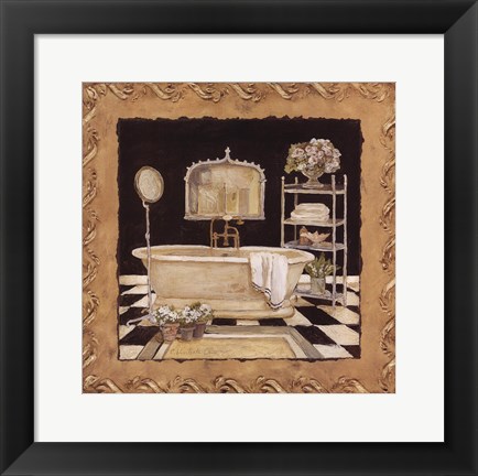 Framed Maison Bath IV Print