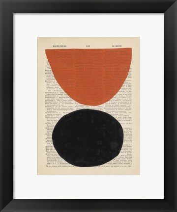 Framed Modern Definition IV Print