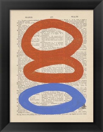 Framed Modern Definition VI Print