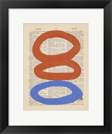 Framed Modern Definition VI Print