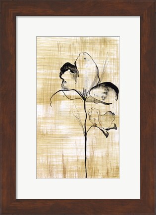 Framed Gilded Beauty I Print