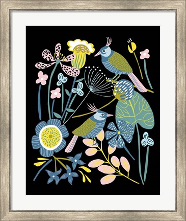 Framed Pleasure Garden II Print