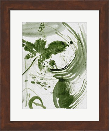 Framed Shades of Forest II Print