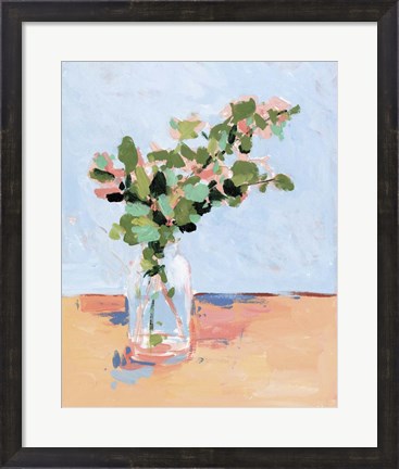 Framed Baby Blue Eucalyptus II Print