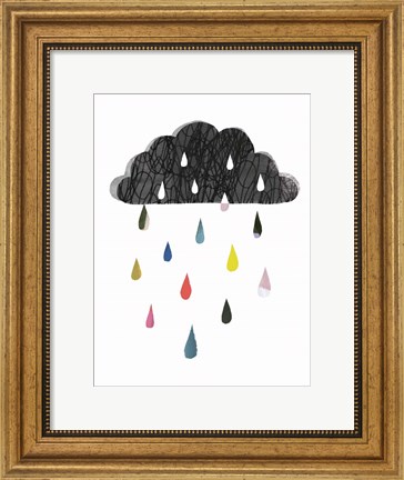 Framed Rainy Day Rainbow II Print