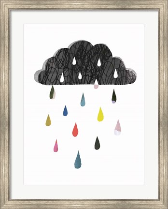 Framed Rainy Day Rainbow II Print