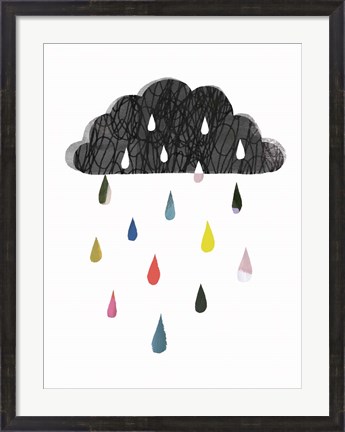 Framed Rainy Day Rainbow II Print